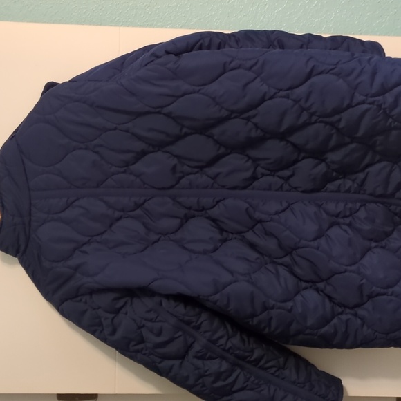 J. Crew Signature Puffer Navy Quilted Comfy Women's Coocon Jacket Winter Sz 2X - Picture 8 of 11